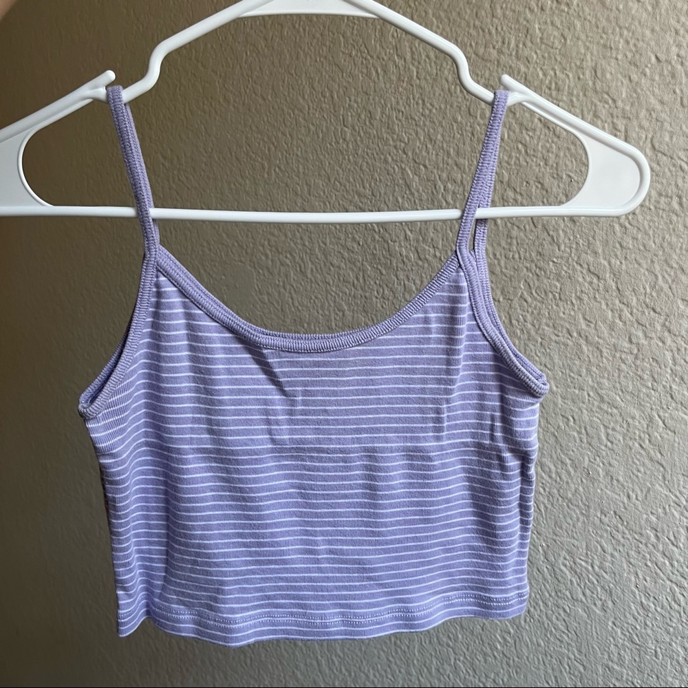 brandy melville purple skylar tank